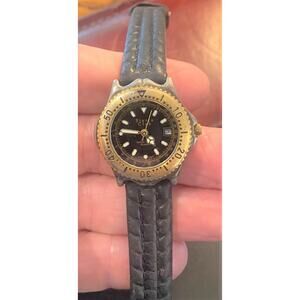 VTG Women's 30mm Fada Industries Sierra Club Watch, Silver Tone with Brass Beze